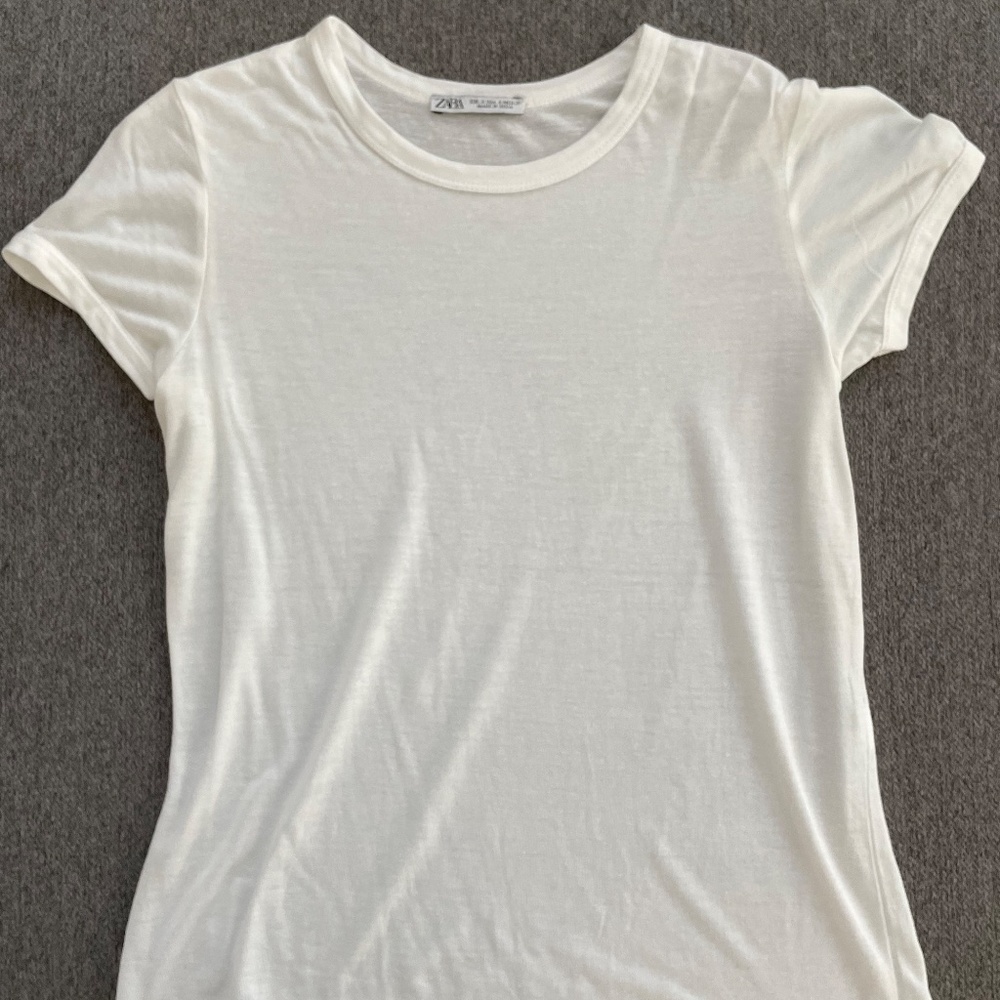 Zara White T-Shirt